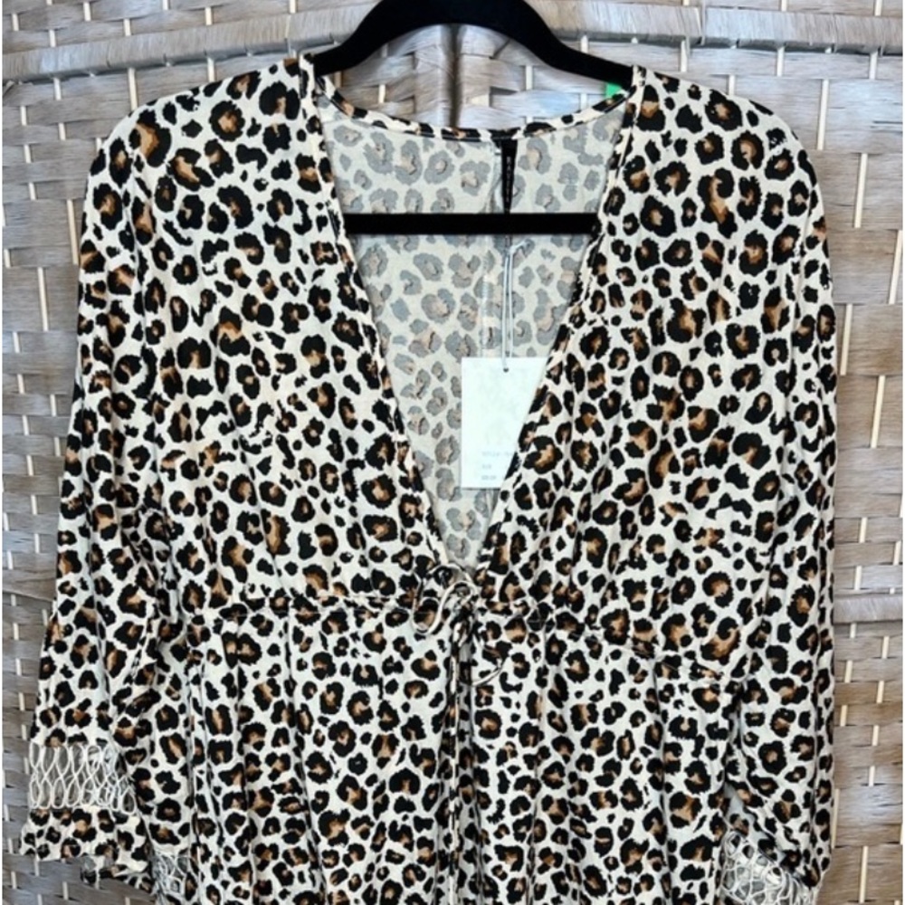 NWT RAVIYA SWIM SUIT COVER  ANIMAL. PRINT SIZE M
